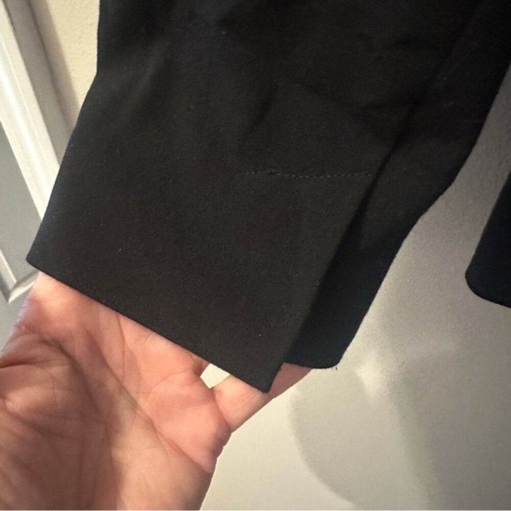 The Limited Black Tailored Blazer Lace Trim Size 2 | Quiet Luxury Y2K Chic - Picture 8 of 12